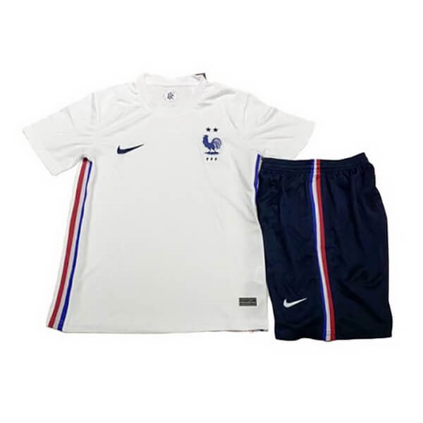 Camiseta Francia Segunda equipo Niños 2020 Blanco